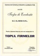 Diploma de excelenta 2009